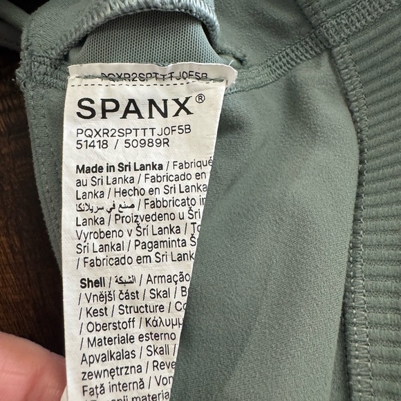 SPANX Light Sage Green Sports Bra Size 3X - Picture 7 of 12